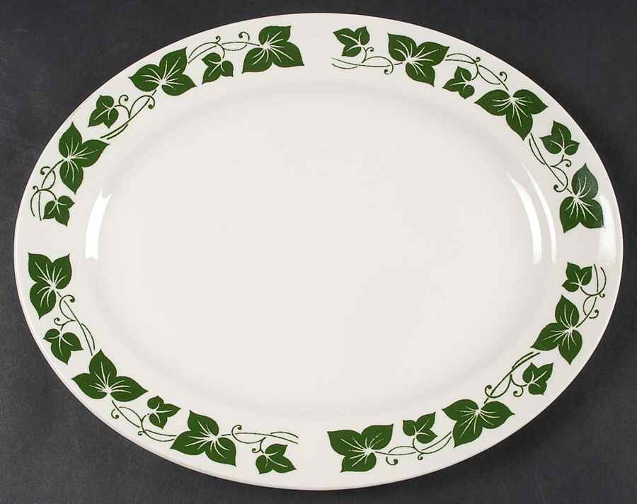 HLC258 11" Oval Serving Platter by Homer Laughlin -1