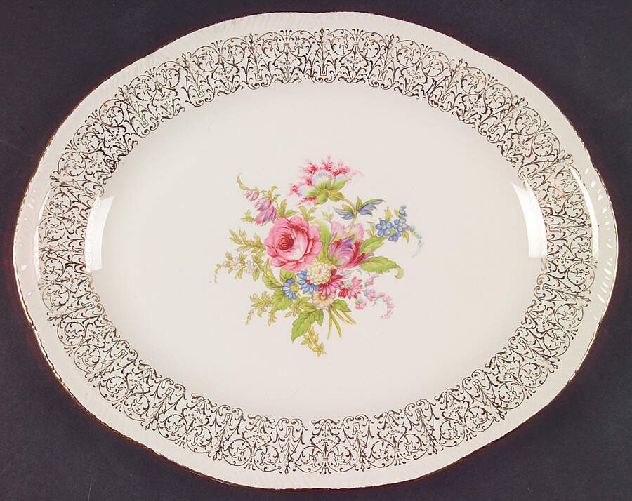 HLC259 11" Oval Serving Platter by Homer Laughlin -1