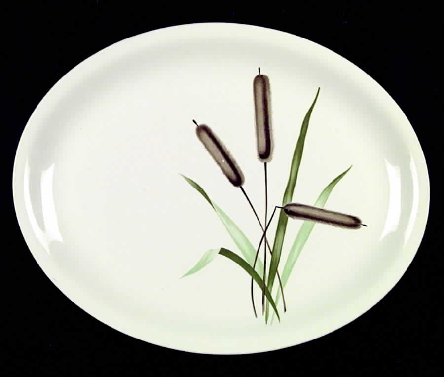 D2 11" Oval Serving Platter by Homer Laughlin -1