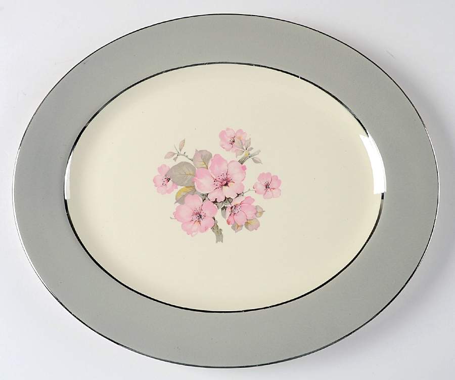CV17 13" Oval Serving Platter by Homer Laughlin -1