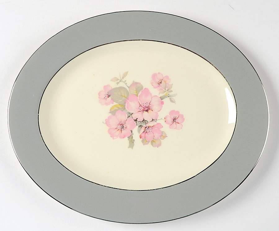CV17 11" Oval Serving Platter by Homer Laughlin -1