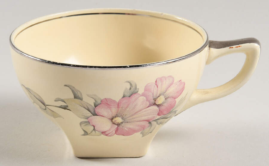 The Romance Flat Cup by Homer Laughlin -1