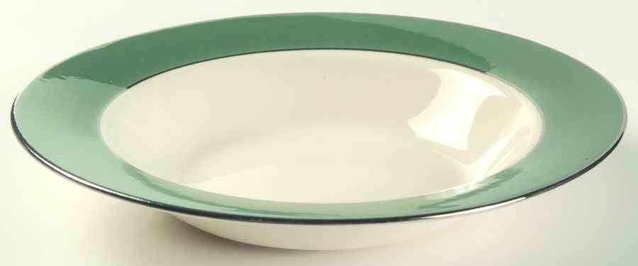 Lexington (Eggshell Cavalier) Rim Soup Bowl by Homer Laughlin -1