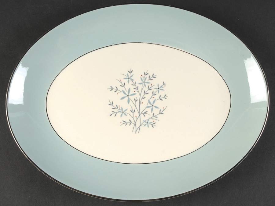 W159 11" Oval Serving Platter by Homer Laughlin -1