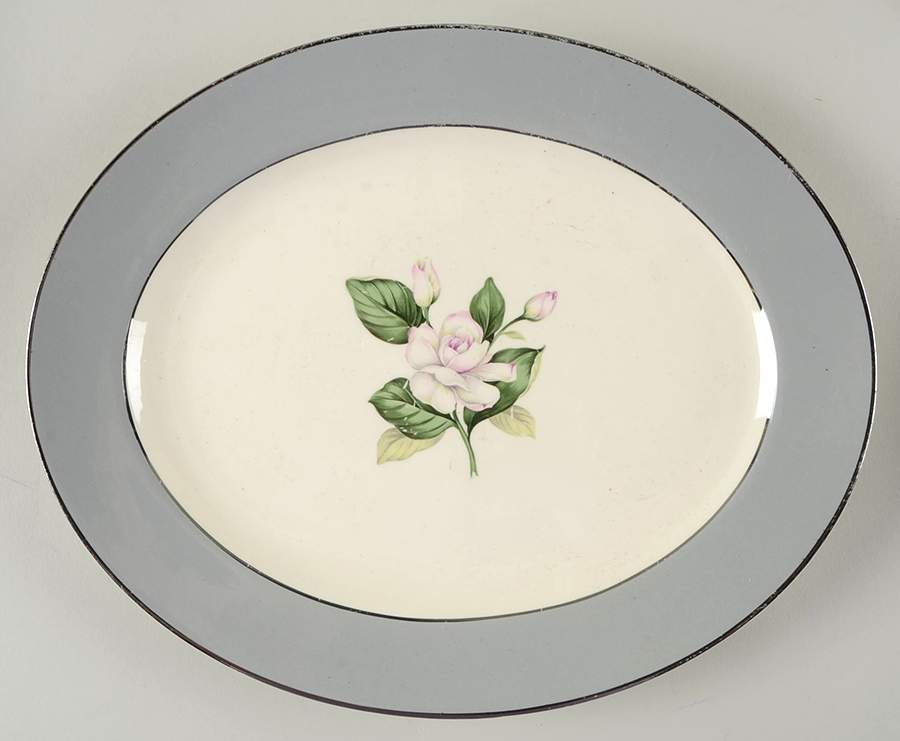 HLC342 11" Oval Serving Platter by Homer Laughlin -1