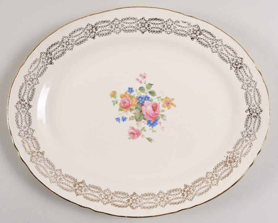 HLC343 11" Oval Serving Platter by Homer Laughlin -1