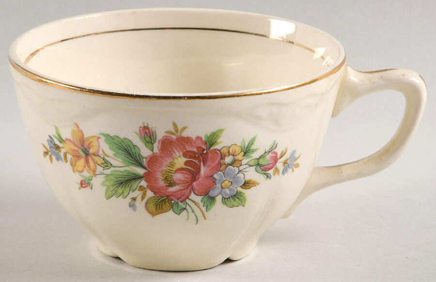 CAC186 Flat Cup by Homer Laughlin -1