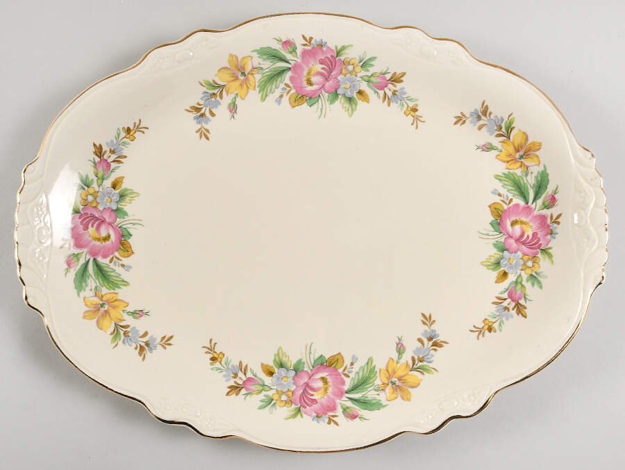 CAC186 15" Oval Serving Platter by Homer Laughlin -1