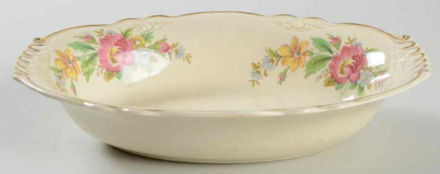 CAC186 9" Oval Vegetable Bowl by Homer Laughlin -1