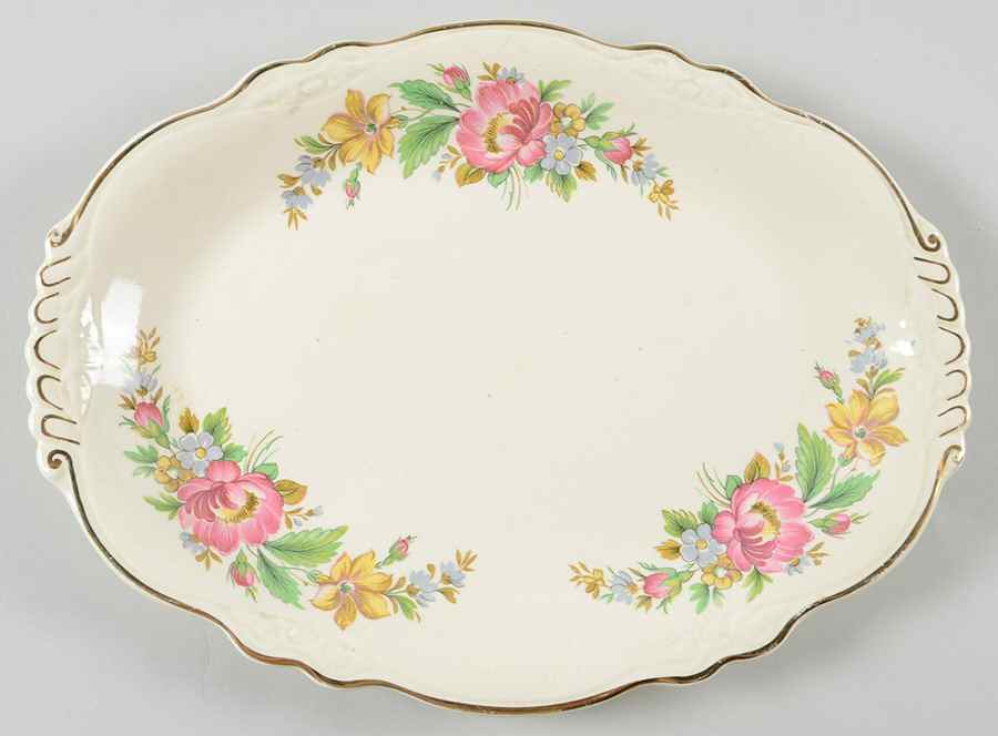 CAC186 11" Oval Serving Platter by Homer Laughlin -1