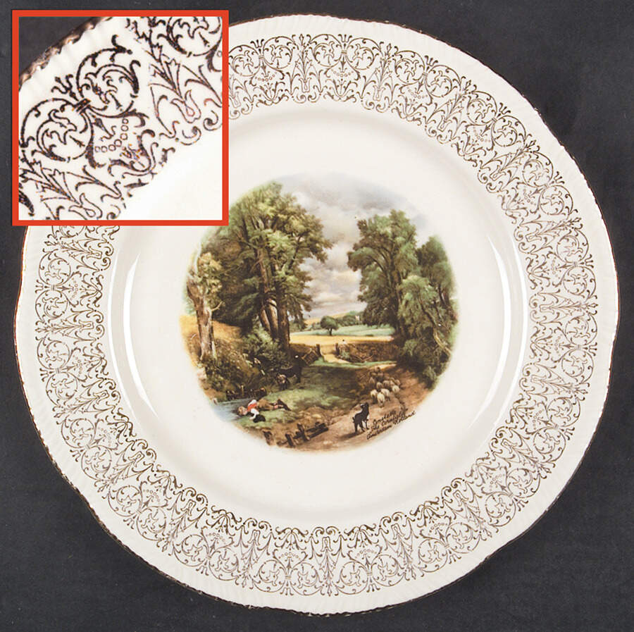 HLC357 Dinner Plate by Homer Laughlin -1