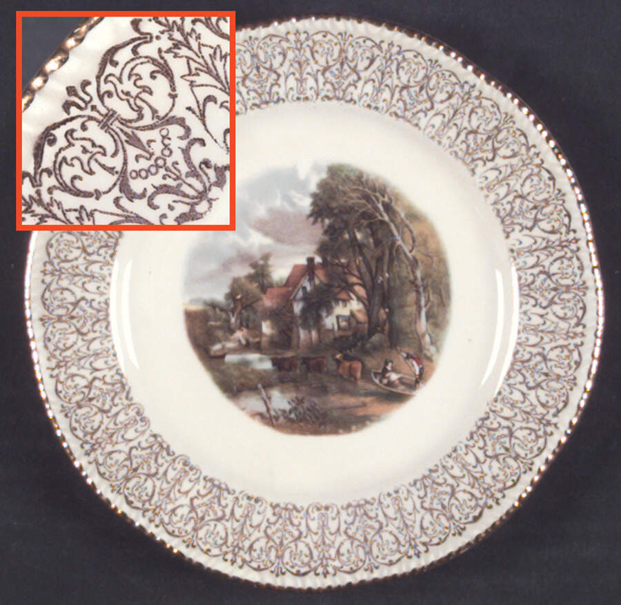 HLC357 Bread & Butter Plate by Homer Laughlin -1