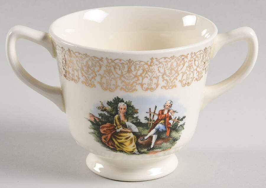 HLC367 Sugar Bowl No Lid by Homer Laughlin -1