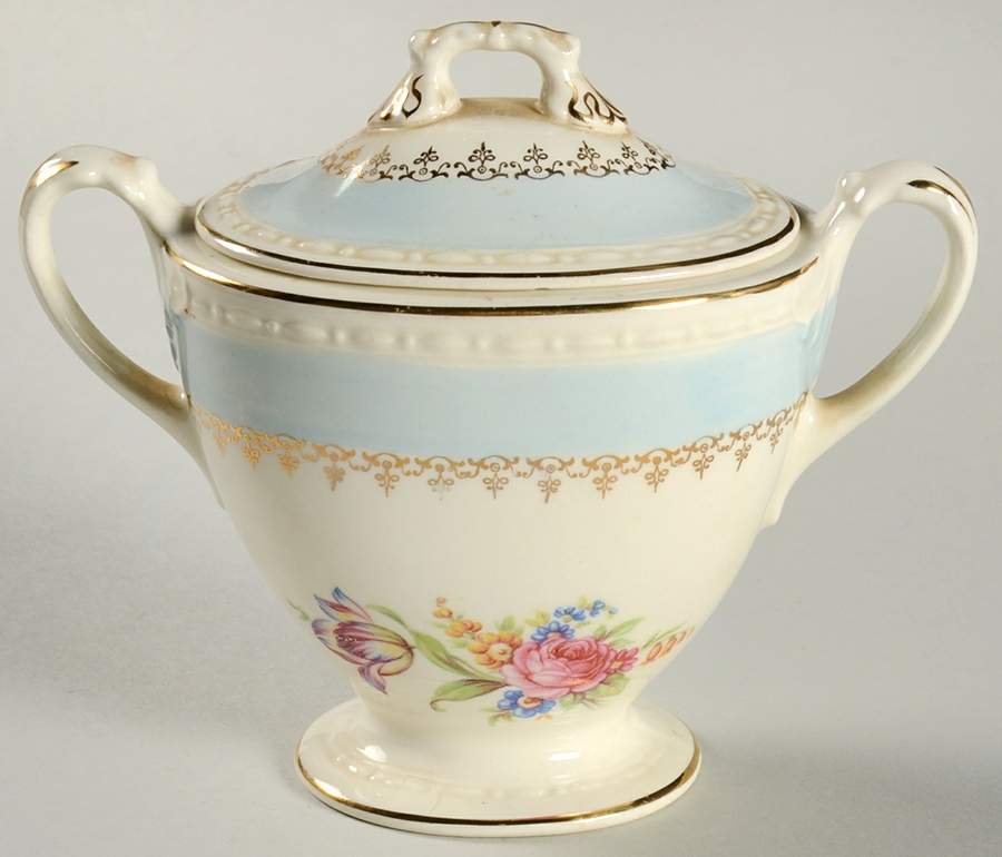 HLC369 Sugar Bowl & Lid by Homer Laughlin -1