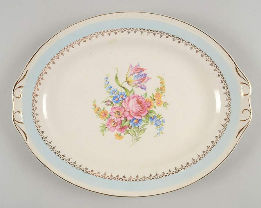 HLC369 11" Oval Serving Platter by Homer Laughlin -1