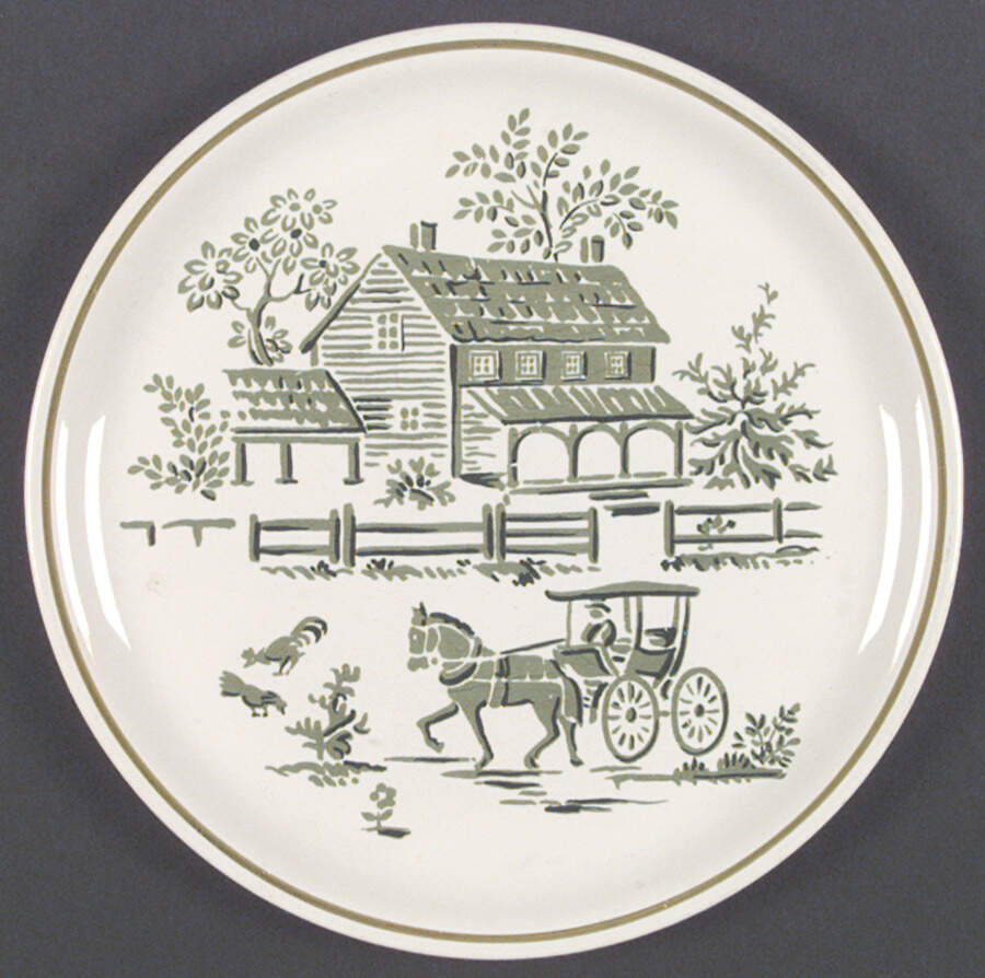 HLC371 Dinner Plate by Homer Laughlin -1