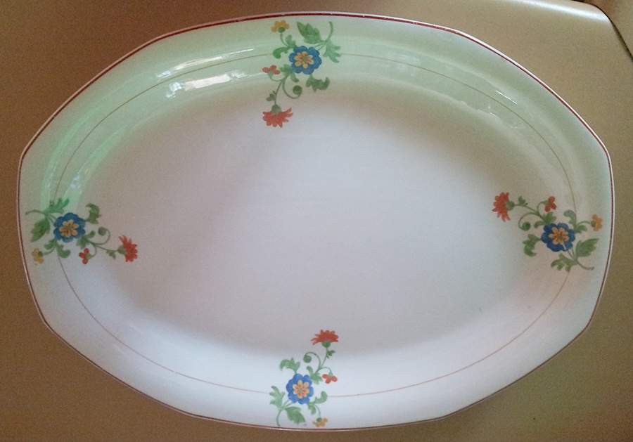 HLC373 14" Oval Serving Platter by Homer Laughlin -1