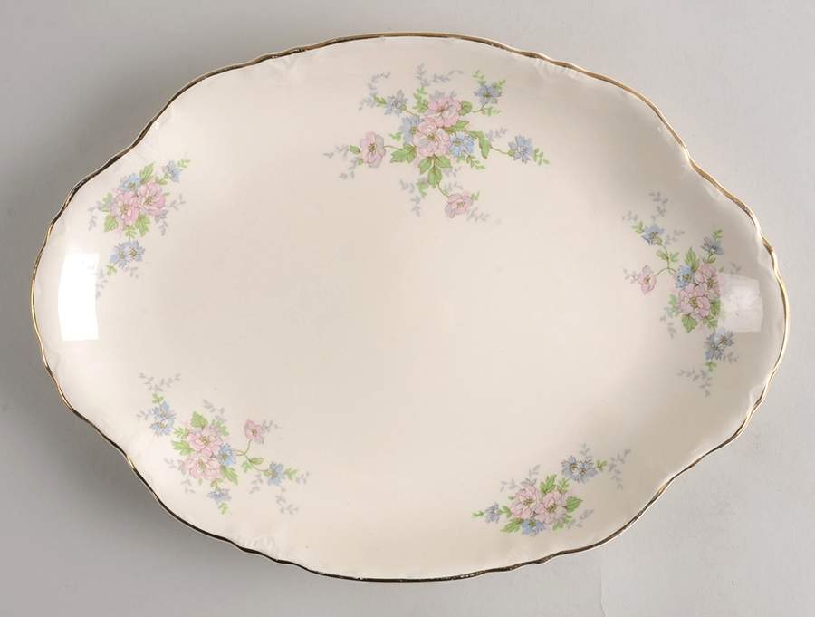 R1434 13" Oval Serving Platter by Homer Laughlin -1
