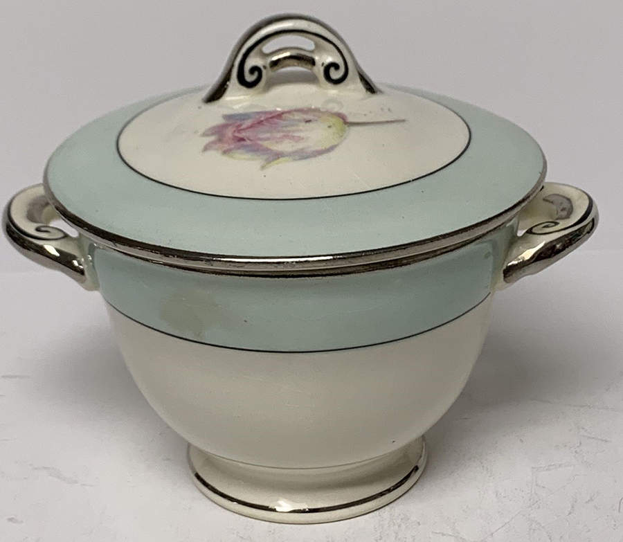 W9823 Sugar Bowl & Lid by Homer Laughlin -1
