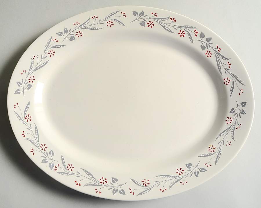 HLC418 13" Oval Serving Platter by Homer Laughlin -1