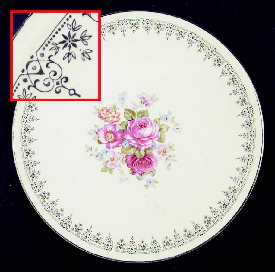 HLC419 Cake Plate by Homer Laughlin -1