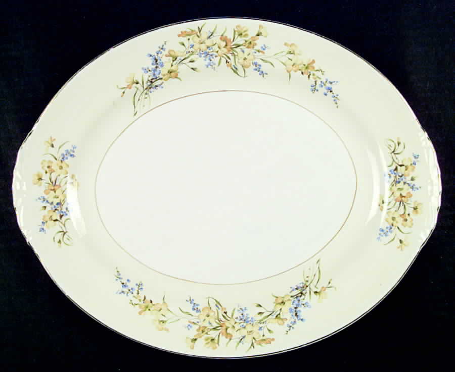 N1576 13" Oval Serving Platter by Homer Laughlin -1