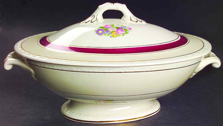 G3378 Oval Covered Vegetable by Homer Laughlin -1