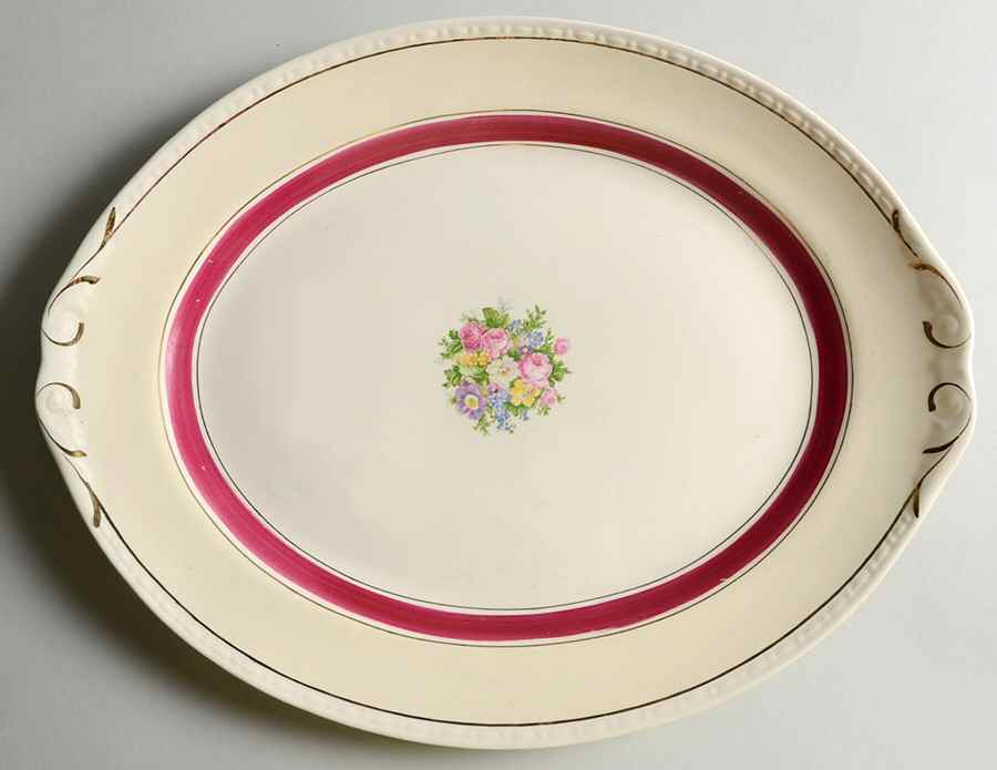G3378 13" Oval Serving Platter by Homer Laughlin -1