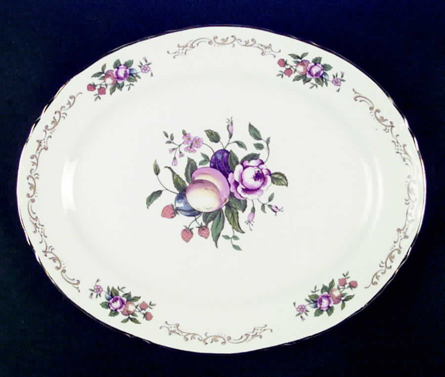 R1294 11" Oval Serving Platter by Homer Laughlin -1