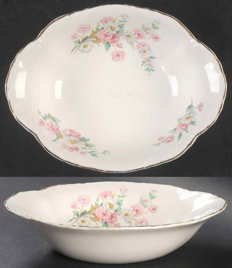 HLC441 9" Oval Vegetable Bowl by Homer Laughlin -1