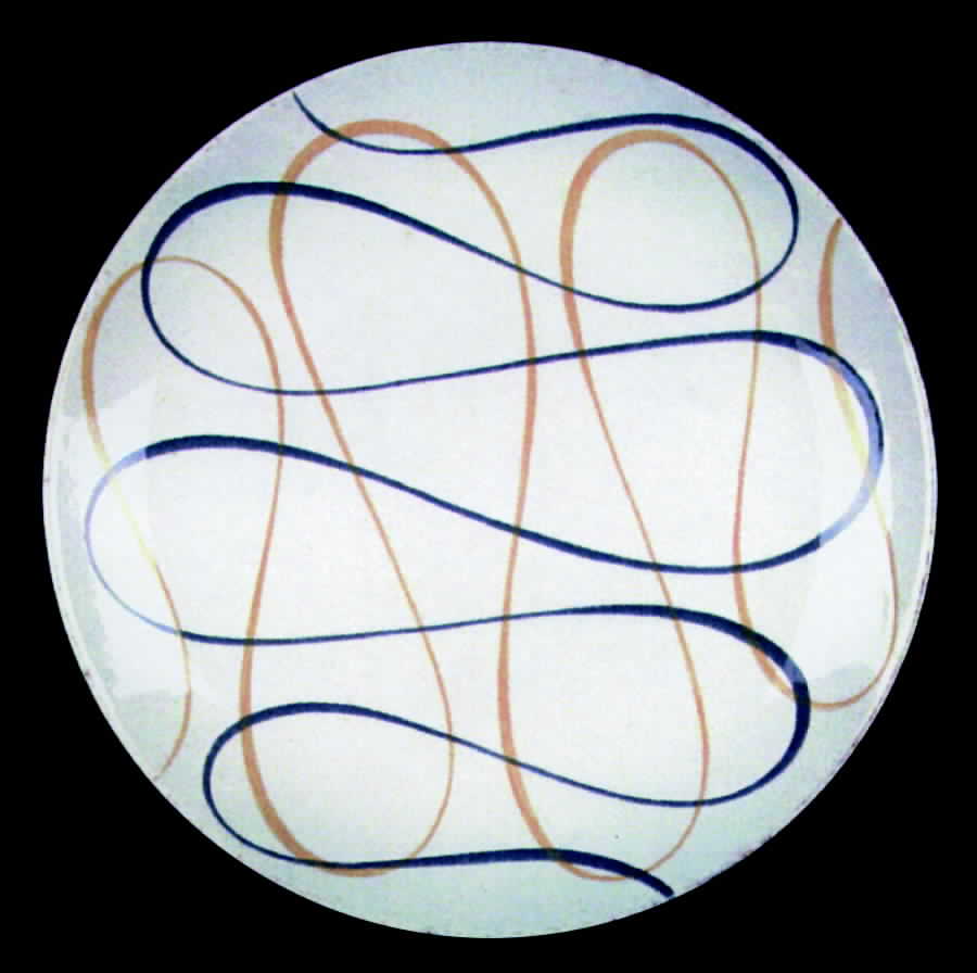 Calypso Dinner Plate by Homer Laughlin -1