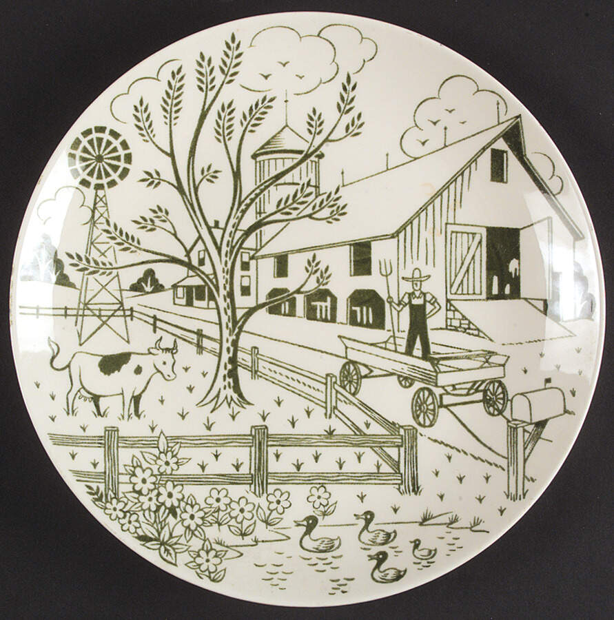 HLC446 Luncheon Plate by Homer Laughlin -1