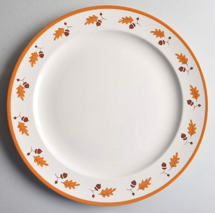 Acorn 12" Chop Plate (Round Platter) by Homer Laughlin -1