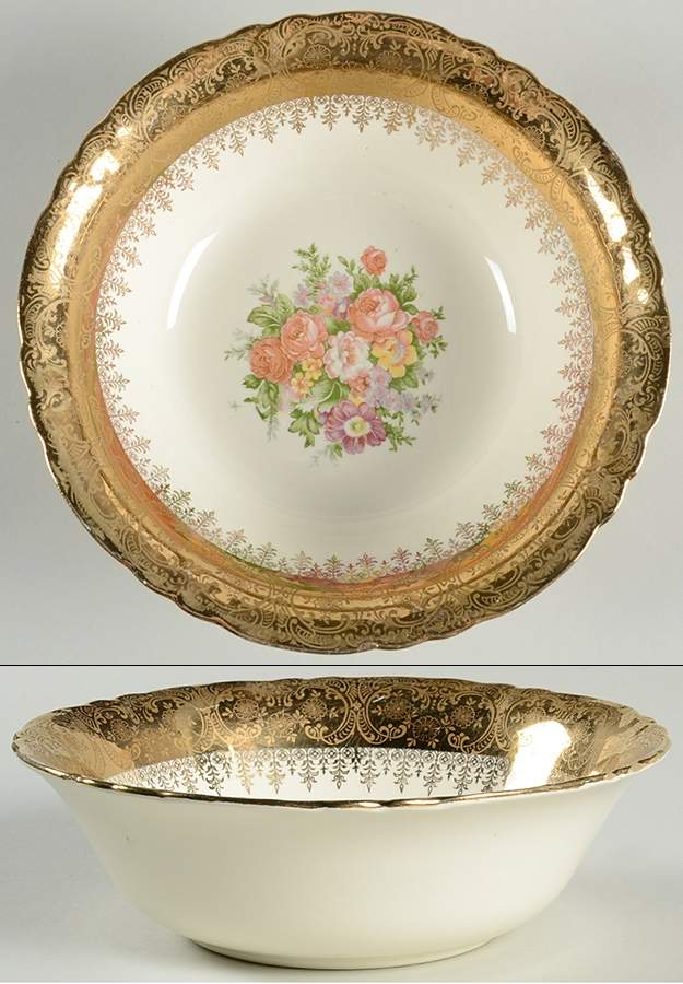 HLC470 8" Round Vegetable Bowl by Homer Laughlin -1