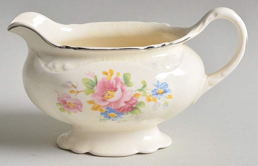 Wild Pink Rose Creamer by Homer Laughlin -1