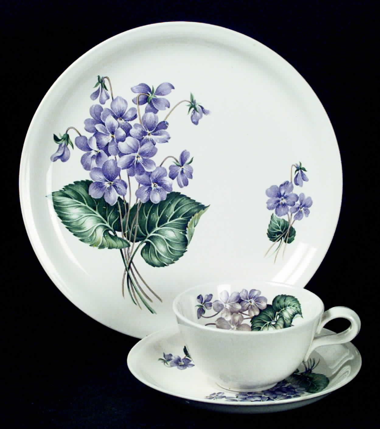 MW181 Flat Cup & Saucer Set by Homer Laughlin -1