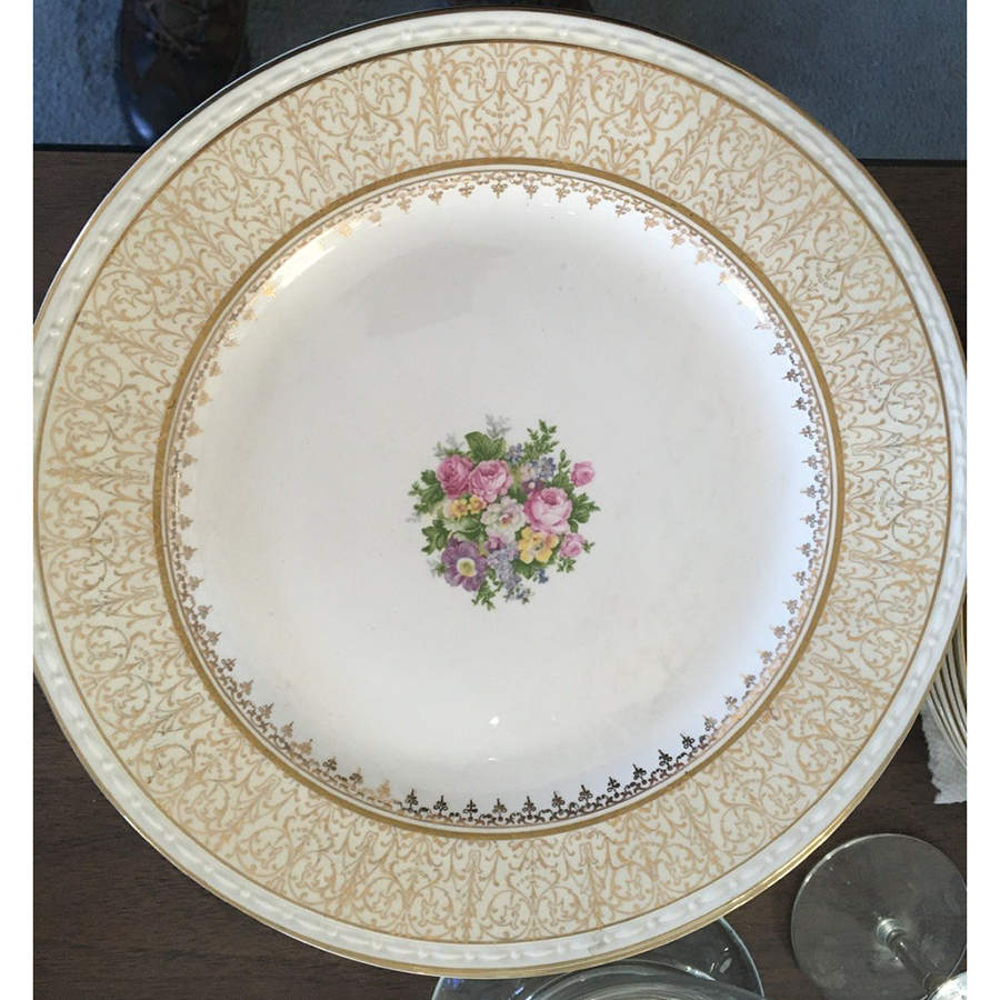 HLC482 13" Chop Plate (Round Platter) by Homer Laughlin -1