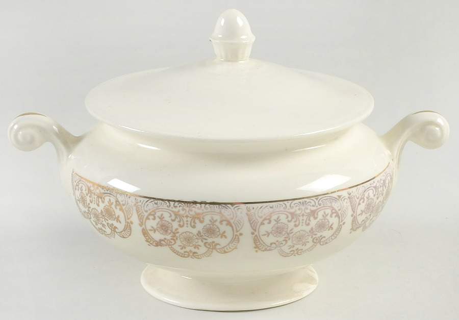 HLC483 Sugar Bowl & Lid by Homer Laughlin -1