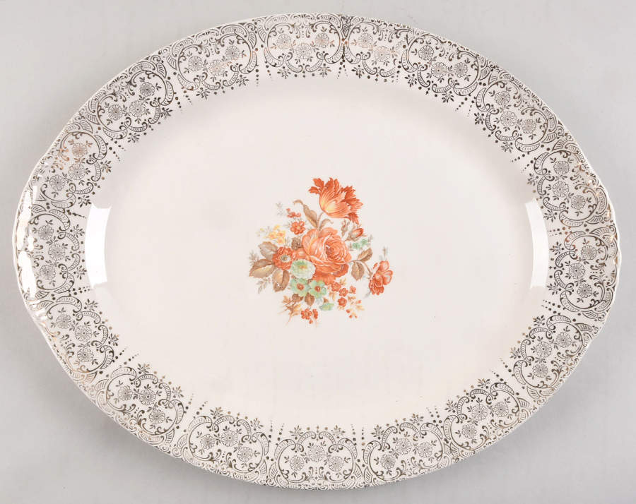 HLC483 15" Oval Serving Platter by Homer Laughlin -1