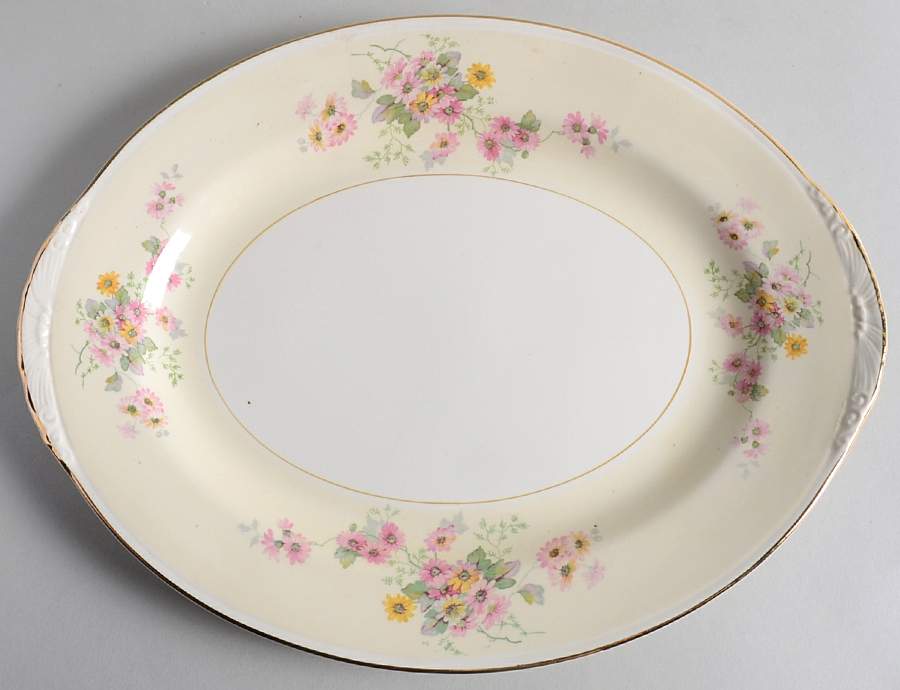 N1669 13" Oval Serving Platter by Homer Laughlin -1