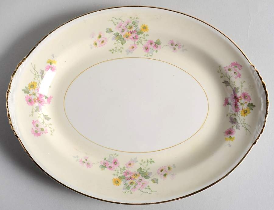 N1669 11" Oval Serving Platter by Homer Laughlin -1