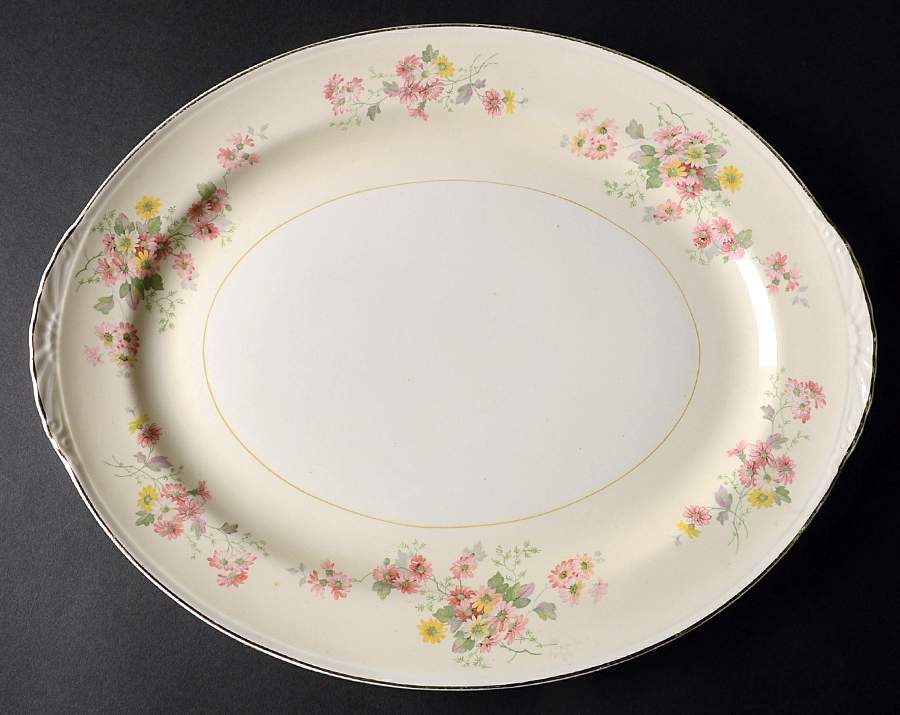 N1669 15" Oval Serving Platter by Homer Laughlin -1