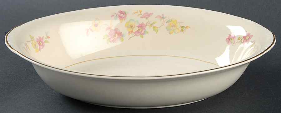 N1575 10" Oval Vegetable Bowl by Homer Laughlin -1