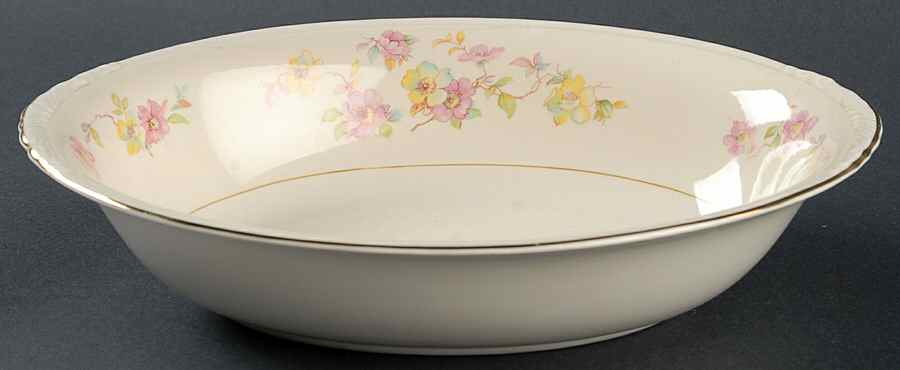 N1575 9" Oval Vegetable Bowl by Homer Laughlin -1