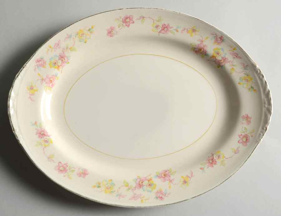 N1575 11" Oval Serving Platter by Homer Laughlin -1