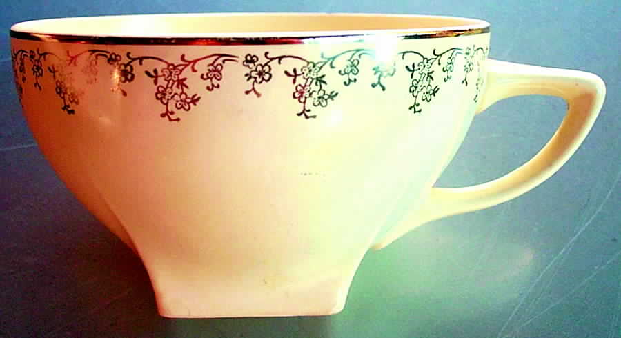 HLC491 Flat Cup by Homer Laughlin -1