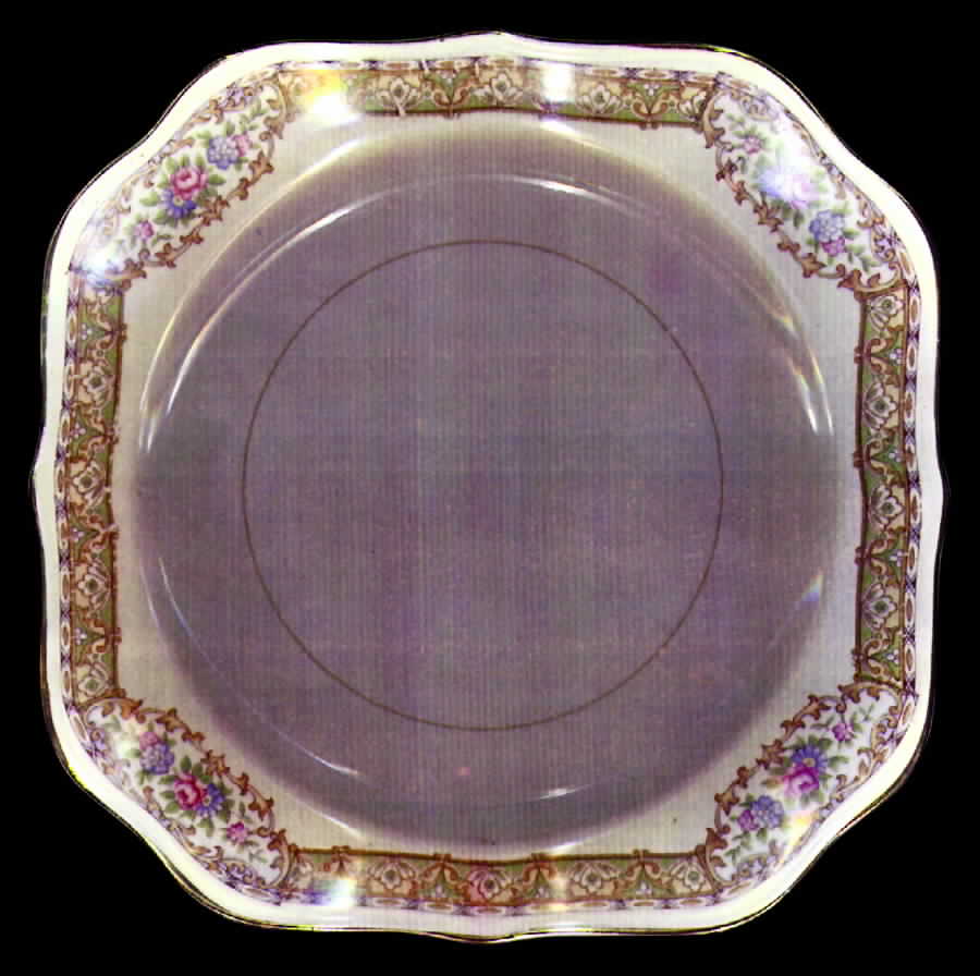 HLC492 Square Salad Plate by Homer Laughlin -1