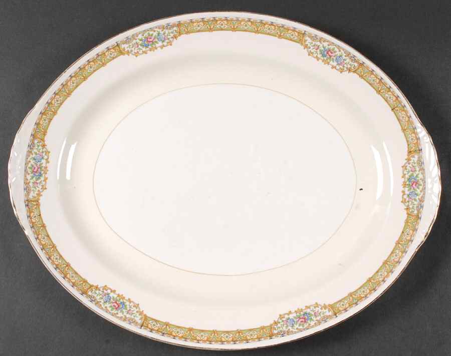HLC492 15" Oval Serving Platter by Homer Laughlin -1