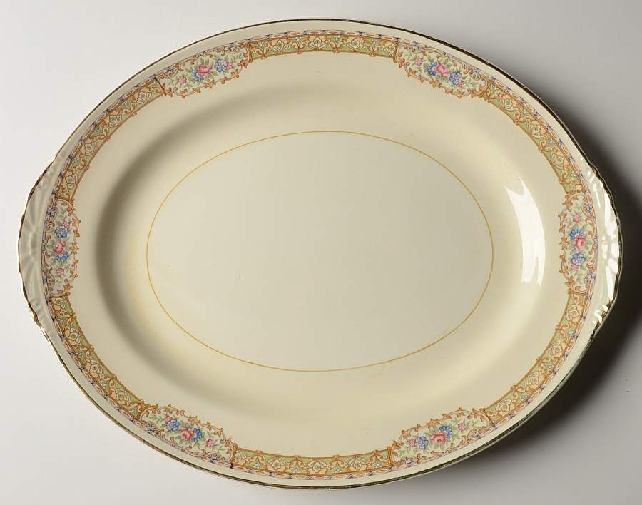 HLC492 13" Oval Serving Platter by Homer Laughlin -1