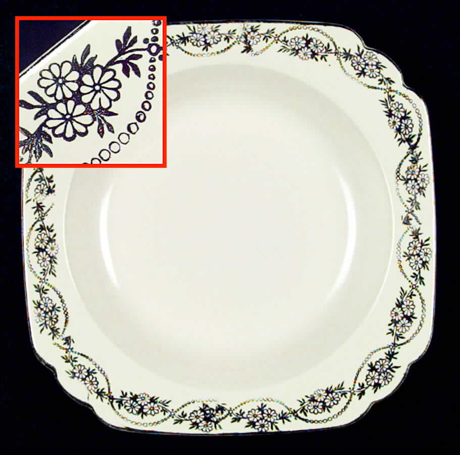 HLC495 Rim Soup Bowl by Homer Laughlin -1